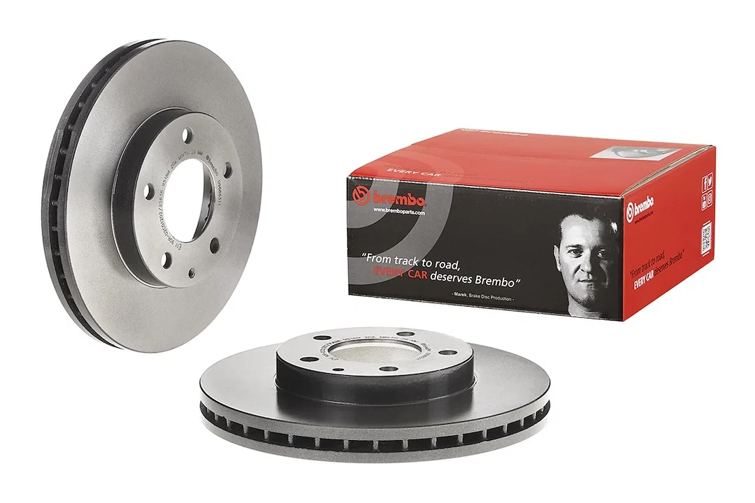 09686311C02 – BREMBO Brake Rotor, Vented One Piece Design Wheel Bolt Pattern 5 x 114.3 Millimeter 274 Millimeter Diam...